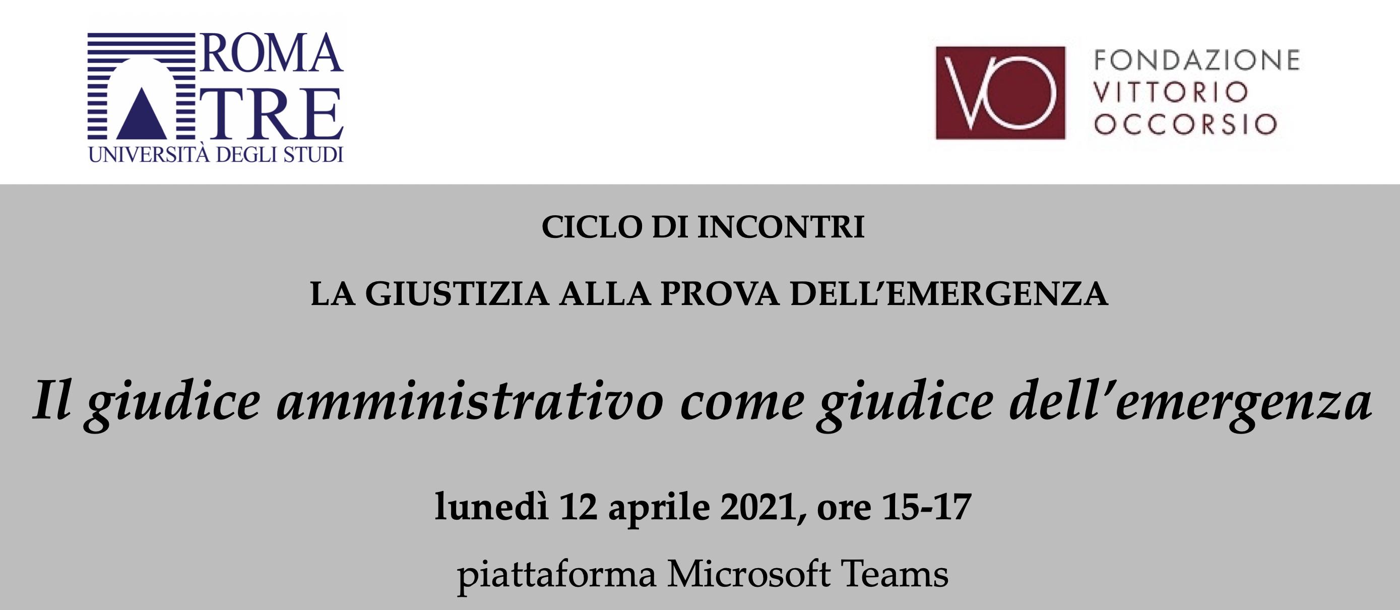 Il giudice amministrativo come giudice dell’emergenza